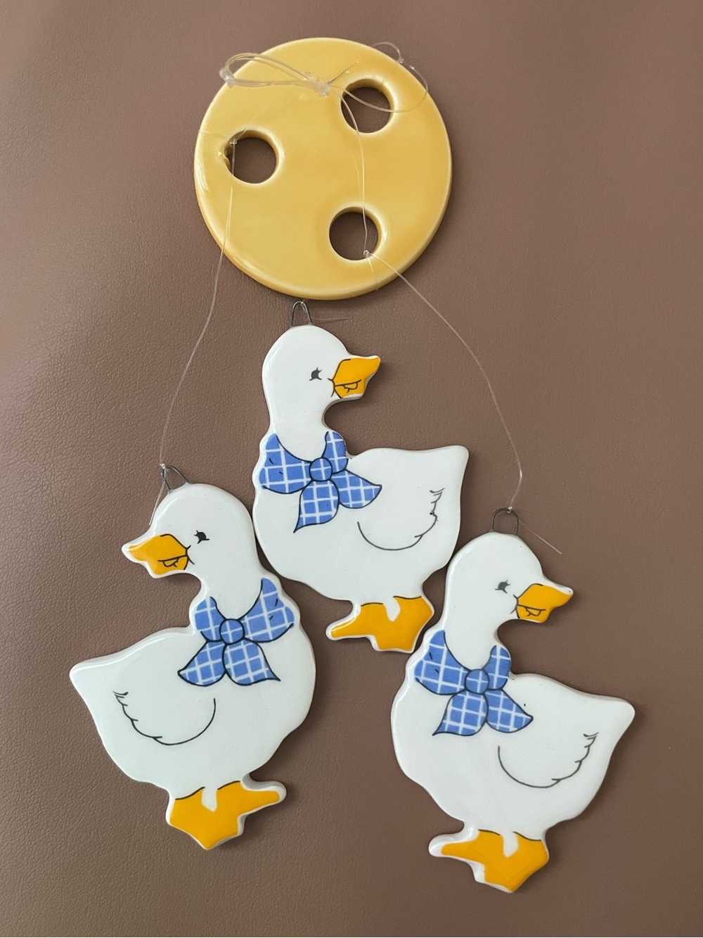 Vintage | Russ Mini Windchime Geese with box